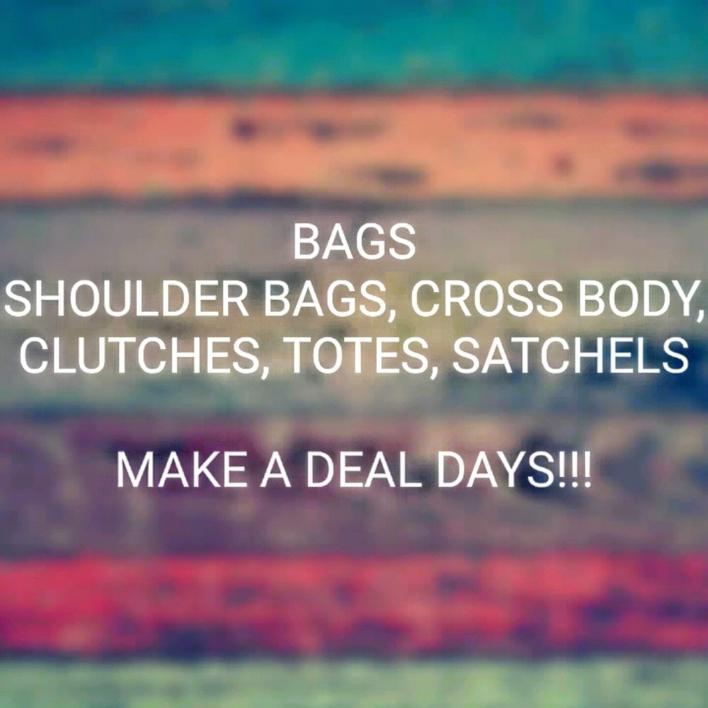 Bags:Shoulder, CrossBody, Clutches, Satchels,Totes